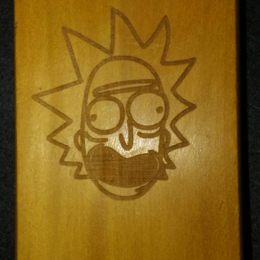 Rick Carved Tobacco Box